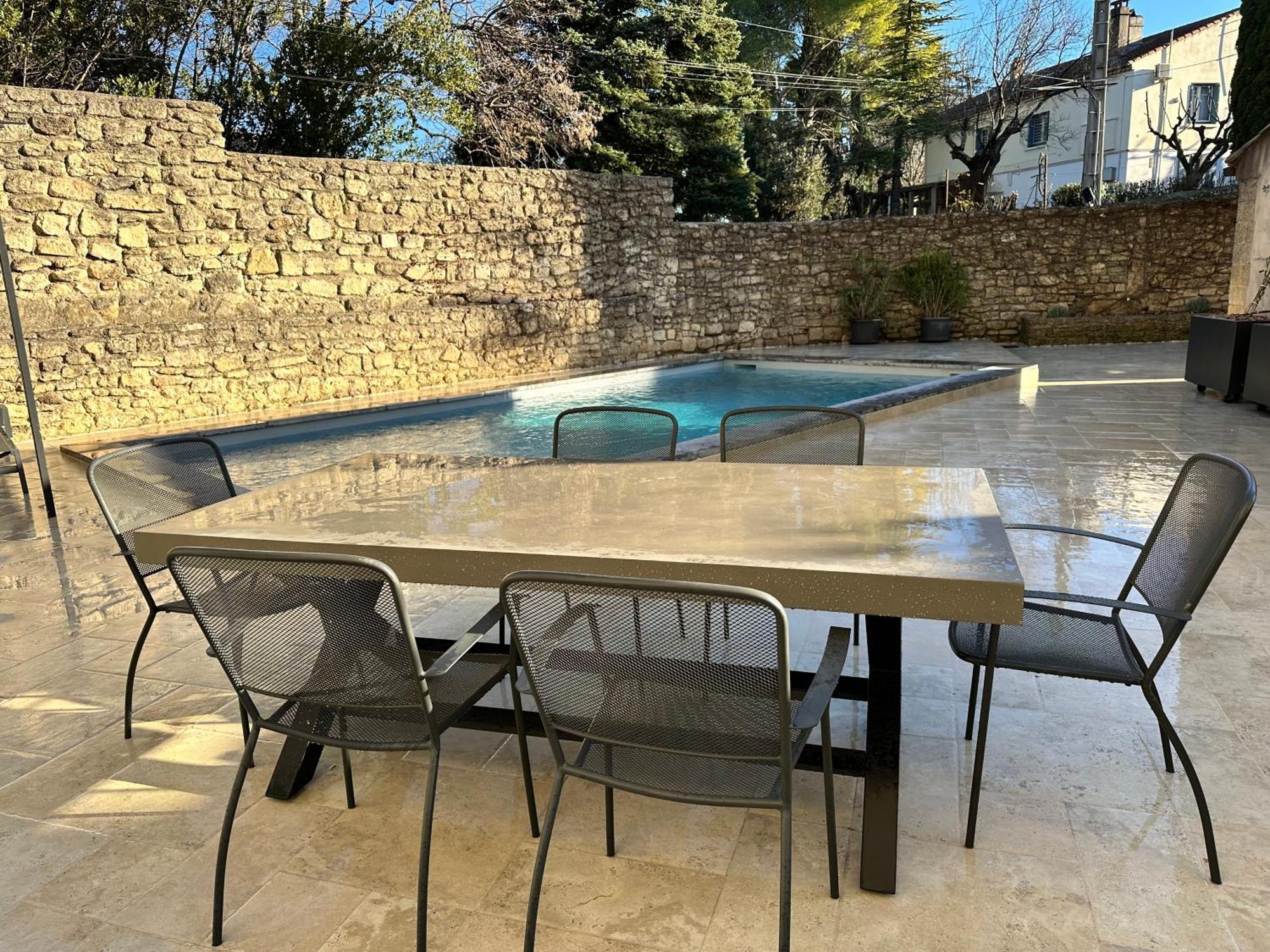 Appartement Avec Piscine Privee Dans Residence Pour 6 Personnes Юзес Екстер'єр фото